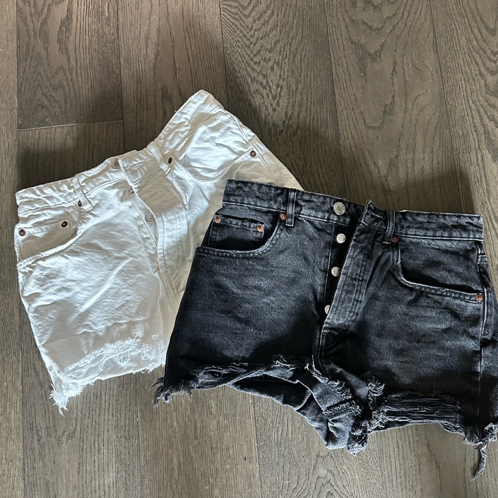 Zara denim shorts